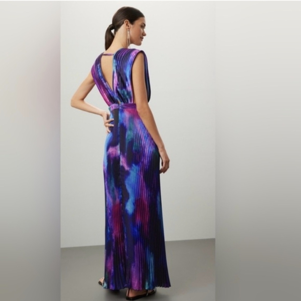 L'idee Gala Gown Pleated Dress SIZE US 8